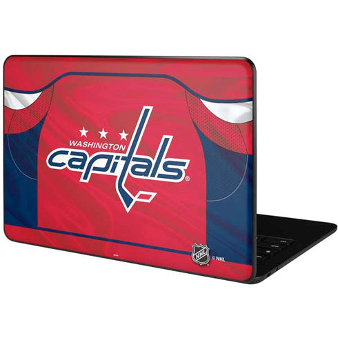 NHL Washington Capitals Home Jersey Google Pixelbook Go Skin